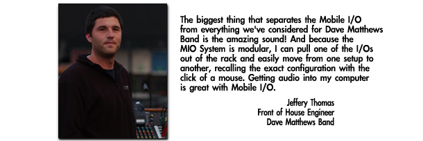 Jeffery Thomas, FOH Engineer
