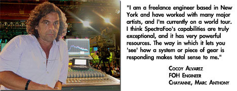 Cocoy Alvarez, FOH Engineer