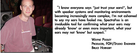 Wayne Pooley, Producer, FOH/Studio Engineer